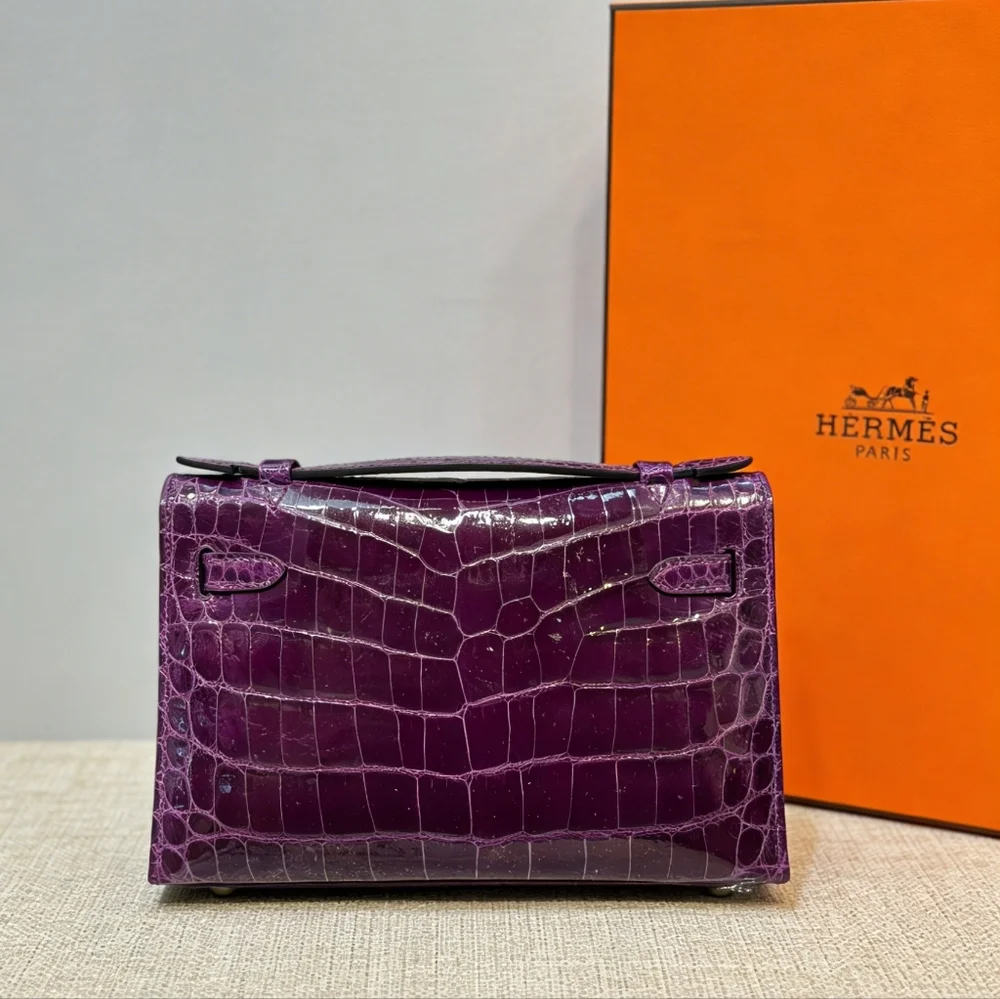 Hermès Kelly Pochette in Shiny Niloticus - Picture 5 of 6